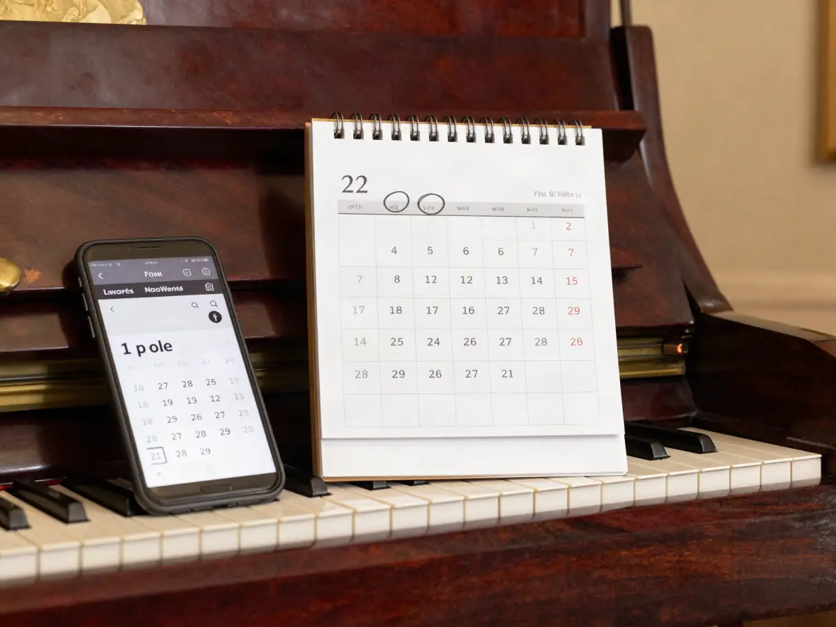 A calendar with monthly subscription renewal dates circled